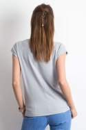 T-shirt Damski Model RV-TS-4839.36P Light Grey - BFG BFG