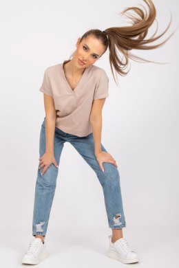 T-shirt Damski Model RV-TS-7666.19 Beige - BFG BFG