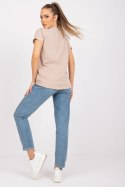 T-shirt Damski Model RV-TS-7666.19 Beige - BFG BFG
