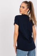 T-shirt Damski Model RV-TS-7666.19 Navy - BFG BFG