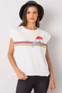 Tshirt Damski Model FA-BZ-7139.73P Ecru - Fancy Fancy