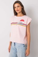 Tshirt Damski Model FA-BZ-7139.73P Light Pink - Fancy Fancy