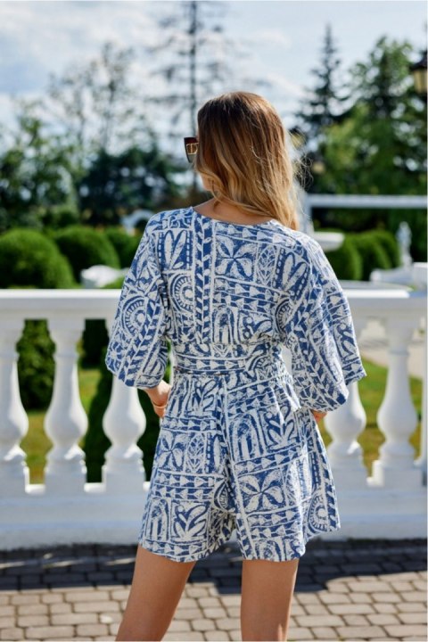 Bluzka Model Amber BLU0182 W24 Blue - Roco Fashion Roco Fashion Bluzka Model Amber BLU0182 W24 Blue - Roco Fashion Roco Fashion