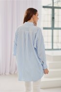 Koszula Damska Model Olivia BLU0159 P89 Blue - Roco Fashion Roco Fashion