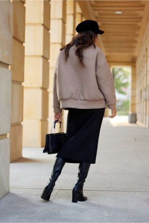 Kurtka Damska Model Ivon CAP KUR0027 Cappuccino - Roco Fashion Roco Fashion