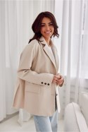 Marynarka Model Arya BEZ ZAK0018 Beige - Roco Fashion Roco Fashion