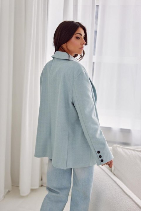 Marynarka Model Arya MIE ZAK0018 Mint - Roco Fashion Roco Fashion Marynarka Model Arya MIE ZAK0018 Mint - Roco Fashion Roco Fashion