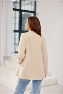 Marynarka Model Freya BEZ ZAK0016 Beige - Roco Fashion Roco Fashion