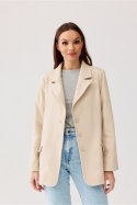 Marynarka Model Freya BEZ ZAK0016 Beige - Roco Fashion Roco Fashion