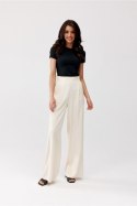 Spodnie Damskie Model Alaya BEJ SPD0032 Light Beige - Roco Fashion Roco Fashion