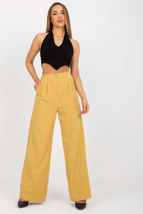 Spodnie Damskie Model BR-SP-235.72 Dark Yellow - Xsapienza Xsapienza