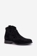 Botki Model S.Barski HY42-081 Black - Step in style Step in style