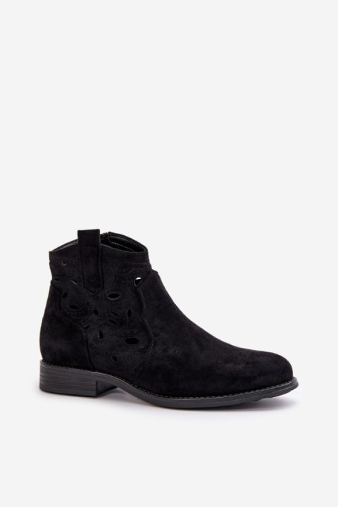 Botki Model S.Barski HY42-081 Black - Step in style Step in style