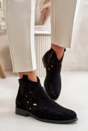 Botki Model S.Barski HY42-081 Black - Step in style Step in style