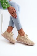 Buty Sportowe Model Xalara TA-25 Beige - Step in style Step in style Buty Sportowe Model Xalara TA-25 Beige - Step in style Step in style