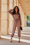 Kombinezon Model Farah BRJ KMB0007 Light Brown - Roco Fashion Roco Fashion