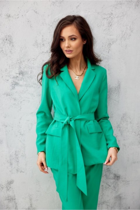 Marynarka Model ZIE 0005 Green - Roco Fashion Roco Fashion Marynarka Model ZIE 0005 Green - Roco Fashion Roco Fashion