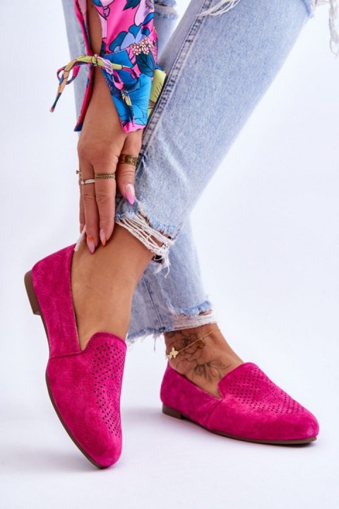 Mokasyny Model Giovana LR29515 Fuksja - Step in style Step in style Mokasyny Model Giovana LR29515 Fuksja - Step in style Step in style