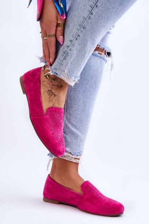 Mokasyny Model Giovana LR29515 Fuksja - Step in style Step in style Mokasyny Model Giovana LR29515 Fuksja - Step in style Step in style