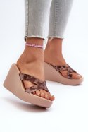 Sandał Klapki Model 83520 Ipanema High Fashion Slide Fem Beige - Step in style Step in style
