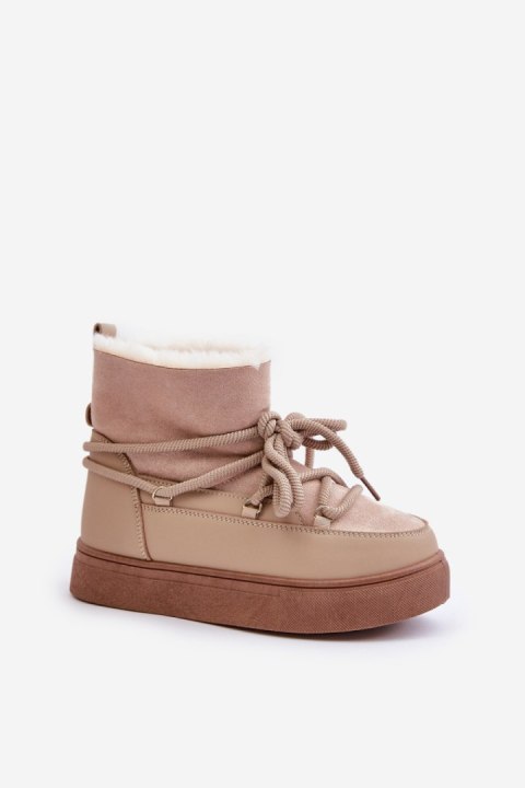 Śniegowce Model Aziara 8933 Beige - Step in style Step in style