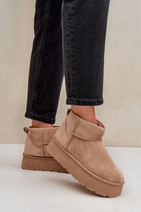 Śniegowce Model Ninala TL242-63 Dark Beige - Step in style Step in style Śniegowce Model Ninala TL242-63 Dark Beige - Step in style Step in style