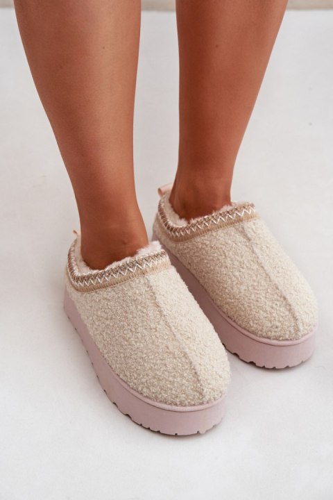 Śniegowce Model Tirissa 20211-4B Light Beige - Step in style Step in style Śniegowce Model Tirissa 20211-4B Light Beige - Step in style Step in style