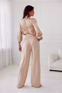 Spodnie Damskie Model Elsa BEZ SPD0034 Beige - Roco Fashion Roco Fashion