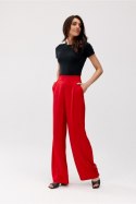 Spodnie Damskie Model Elsa CZE SPD0034 Red - Roco Fashion Roco Fashion