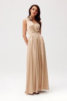 Sukienka Model Paloma BEZ SUK0478 Beige - Roco Fashion Roco Fashion