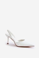 Szpilki Model Emmizola SQC-128 White - Step in style Step in style