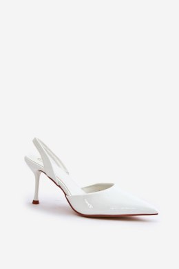 Szpilki Model Emmizola SQC-128 White - Step in style Step in style