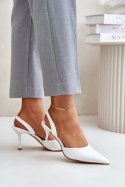 Szpilki Model Emmizola SQC-128 White - Step in style Step in style