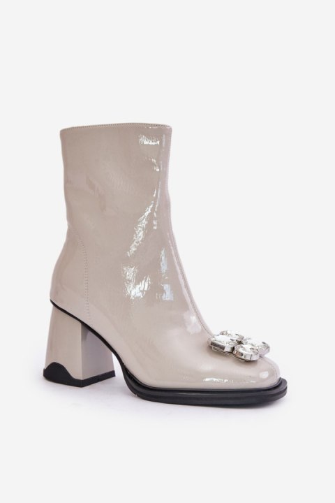 Botki Model DA MR880-019 Light Grey - Step in style Step in style