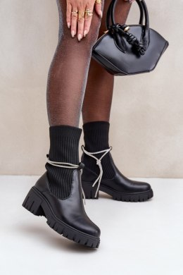 Botki Model Dinarca 1987-H58 Black - Step in style Step in style