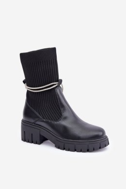 Botki Model Dinarca 1987-H58 Black - Step in style Step in style