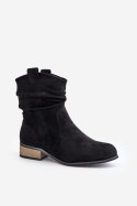Botki Model Elletinnia 24BT02-3046 Black - Step in style Step in style