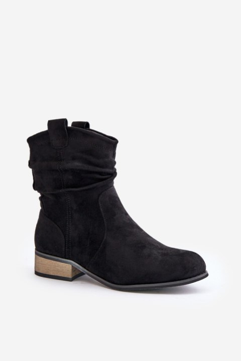 Botki Model Elletinnia 24BT02-3046 Black - Step in style Step in style