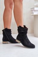 Botki Model Elletinnia 24BT02-3046 Black - Step in style Step in style