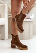 Botki Model Irissinae KE217 Brown - Step in style Step in style
