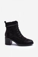 Botki Model Serellia 260052B-SU Black - Step in style Step in style
