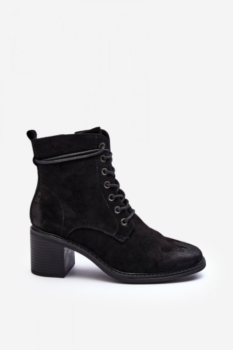 Botki Model Serellia 260052B-SU Black - Step in style Step in style