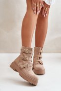 Botki Model Tiaeliana HB-276 Beige - Step in style Step in style