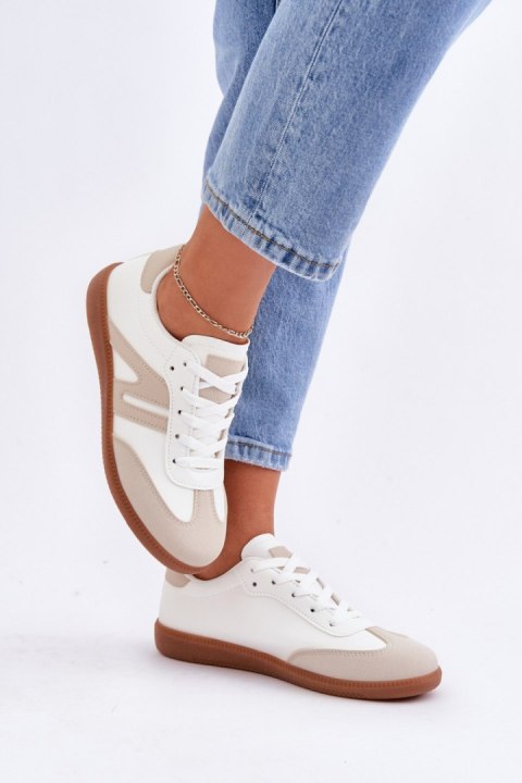 Buty Sportowe Model Navidemi 7112 White/Beige - Step in style Step in style