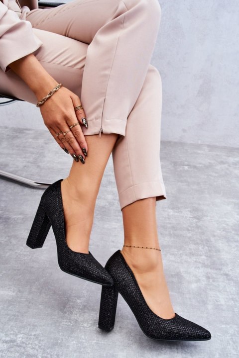 Czółenka Model Elmira R1D3226-47 Black - Step in style Step in style