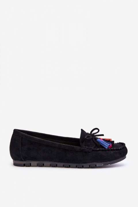 Mokasyny Model Dorine GS37 Black - Step in style Step in style
