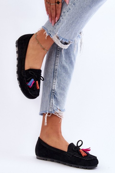 Mokasyny Model Dorine GS37 Black - Step in style Step in style