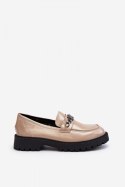 Mokasyny Model Ezoma 62121 Beige - Step in style Step in style