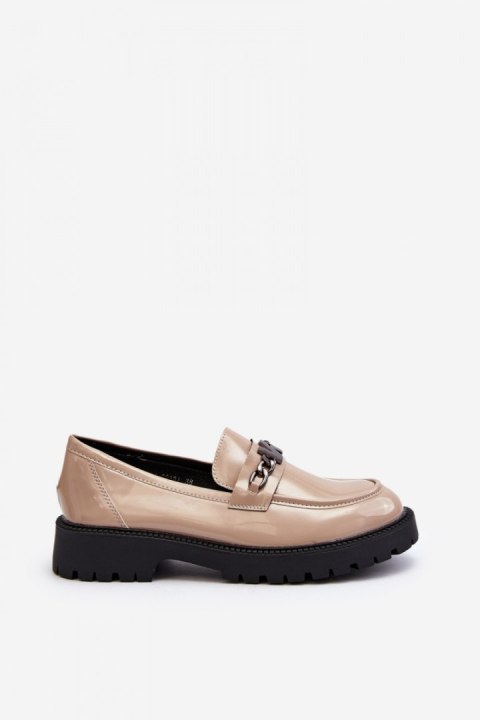 Mokasyny Model Ezoma 62121 Beige - Step in style Step in style