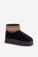 Śniegowce Model Avatharia 20226-4A Black - Step in style Step in style